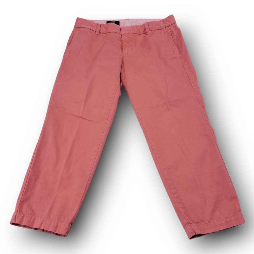 J. Crew Pants Size 8 Women's J.Crew Scout Pants Casual Chino Straight Leg Pants
